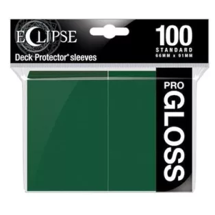 UP - Standard Sleeves - Gloss Eclipse - Forest Green (100 Sleeves)-15605