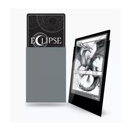UP - Standard Sleeves - Gloss Eclipse - Smoke Grey (100 Sleeves)-15611
