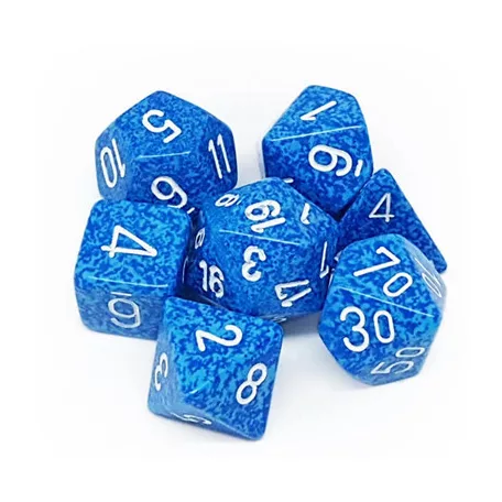 Chessex Speckled Polyhedral 7-Die Set - Water-25306