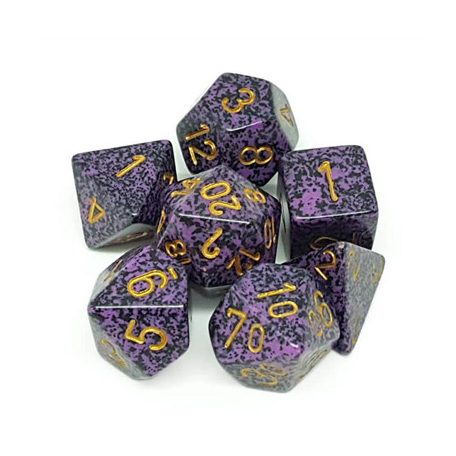 Chessex Speckled Polyhedral 7-Die Set - Hurricane-25317