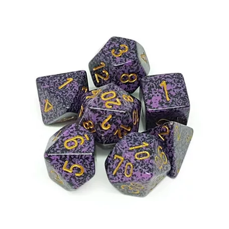 Chessex Speckled Polyhedral 7-Die Set - Hurricane-25317