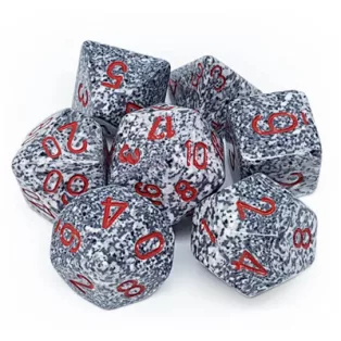 Chessex Speckled Polyhedral 7-Die Set - Granite-25320