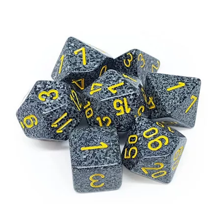 Chessex Speckled Polyhedral 7-Die Set - Urban Camo-25328