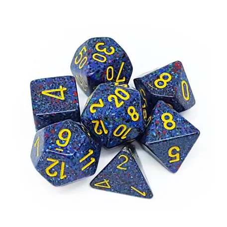 Chessex Speckled Polyhedral 7-Die Set - Twilight-25366