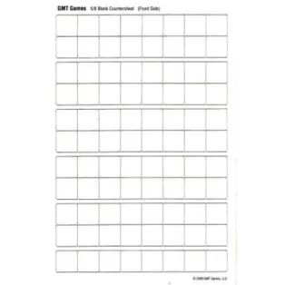 Half Sheet Blank white 5/8 inch counters-HSBw