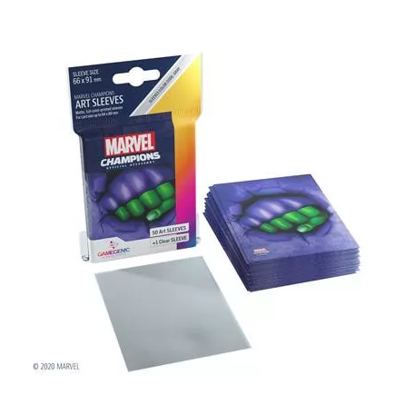 Gamegenic - Marvel Champions Art Sleeves - She-Hulk (50+1 Sleeves)-GGS10095ML