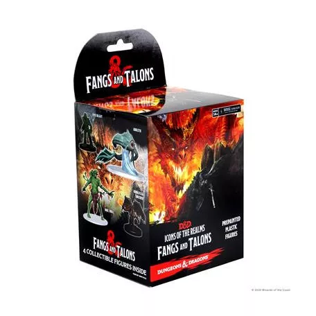 D&D Icons of the Realms: Fangs and Talons - 8 Ct. Booster Brick (Set 15)-96000