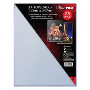 A4 Toploader 25ct (210mm x 297mm)-15559