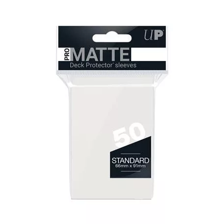 UP - Standard Sleeves - Non-Glare - Clear Pro Matte (50 Sleeves)-84490