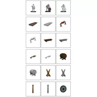 Wizkids Deep Cuts Unpainted Miniatures: Vikings-90175