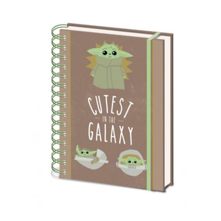 Pyramid A5 Wiro Notebook - Star Wars The Mandalorian (Cutest In The Galaxy)-SR73255