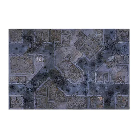 Kraken Wargames Gaming Mat - Warzone City 6x4 Gaming Mat 2.0-KWG-64-64