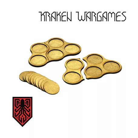 Kraken Wargames - 25mm Movement Tray Pack-KWG0361