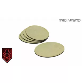 Kraken Wargames - MDF Base Round 50mm (15)-KWG0327