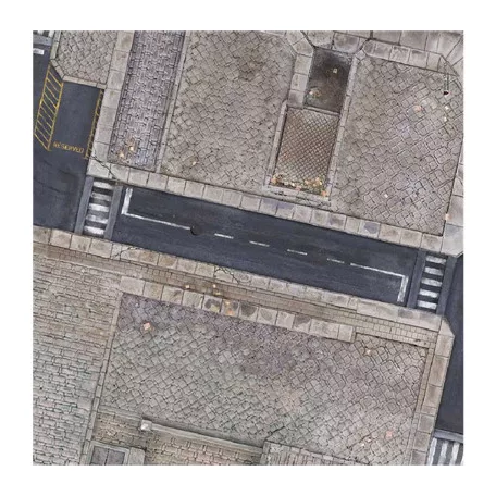 Kraken Wargames Gaming Mat - Urban Zone 3x3 Gaming Mat 2.0-KWG-33-63