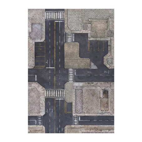 Kraken Wargames Gaming Mat - Urban Zone 6x4 Gaming Mat-KWG-64-63