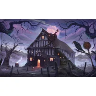 Kraken Wargames - TCG Mat 61x35cm - Halloween Magic-KWG-TCG-16