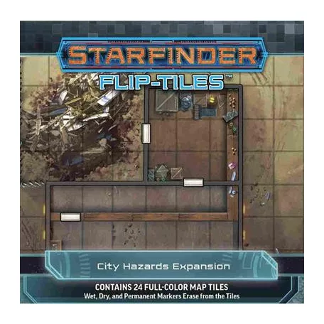 Starfinder Flip-Tiles: City Hazards Expansion-PZO7504