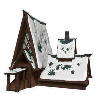 D&D Icons of the Realms: Icewind Dale: Rime of the Frostmaiden - The Lodge Papercraft Set-96048