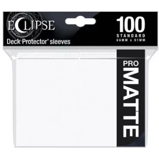 UP - Eclipse Matte Standard Sleeves: Arctic White (100 Sleeves)-15612