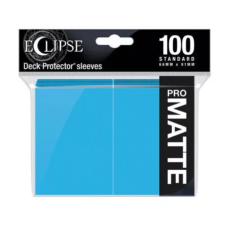 UP - Eclipse Matte Standard Sleeves: Sky Blue (100 Sleeves)-15615