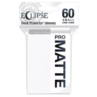 UP - Eclipse Matte Small Sleeves: Arctic White (60 Sleeves)-15636