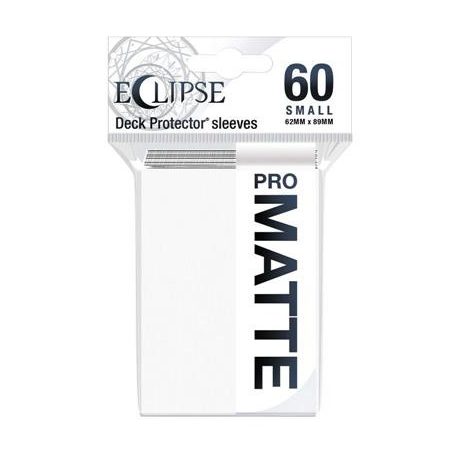UP - Eclipse Matte Small Sleeves: Arctic White (60 Sleeves)-15636