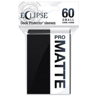 UP - Eclipse Matte Small Sleeves: Jet Black (60 Sleeves)-15637