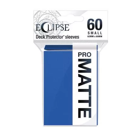 UP - Eclipse Matte Small Sleeves: Pacific Blue (60 Sleeves)-15638