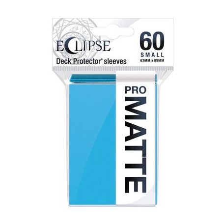 UP - Eclipse Matte Small Sleeves: Sky Blue (60 Sleeves)-15639