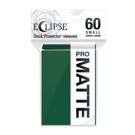 UP - Eclipse Matte Small Sleeves: Forest Green (60 Sleeves)-15641