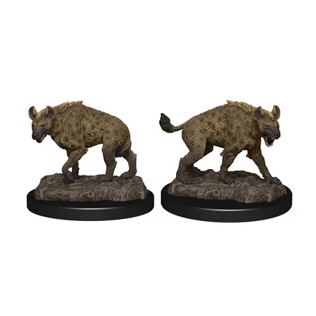Wizkids Deep Cuts Unpainted Miniatures: Hyenas-90271