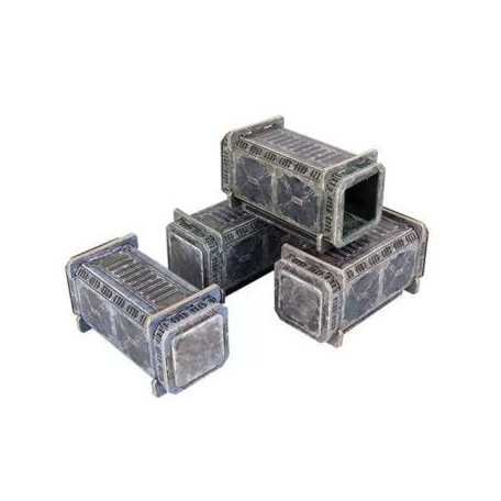 TinkerTurf Sci-Fi - Containers - Neutral Theme-TT-CON-NEU