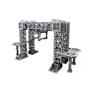 TinkerTurf Sci-Fi - MagLev Rail & Car - Neutral Theme-TT-MRC-NEU