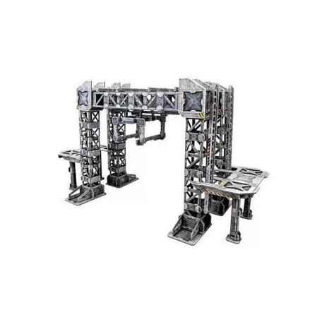 TinkerTurf Sci-Fi - MagLev Rail & Car - Neutral Theme-TT-MRC-NEU