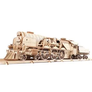 Ugears - V-Express Steam Train with Tender-70058