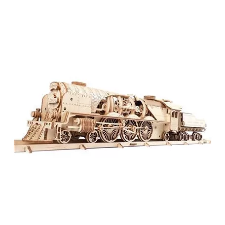 Ugears - V-Express Steam Train with Tender-70058
