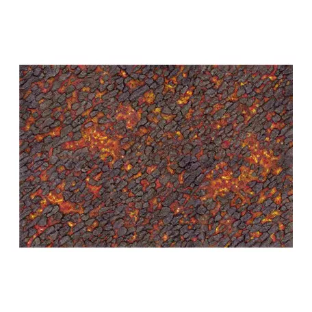 Kraken Wargames - Game Mat - Magma River 44"x60"-KWG-SF-27