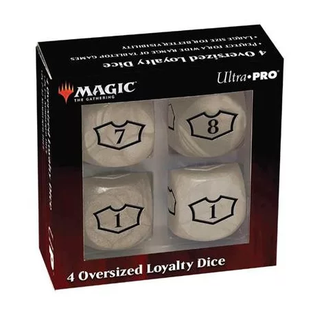 UP - Deluxe 22MM Plains Loyalty Dice Set with 7-12 for Magic: The Gathering-18604