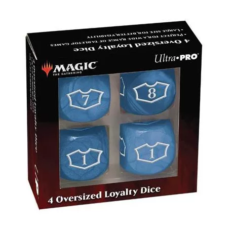 UP - Deluxe 22MM Island Loyalty Dice Set with 7-12 for Magic: The Gathering-18605