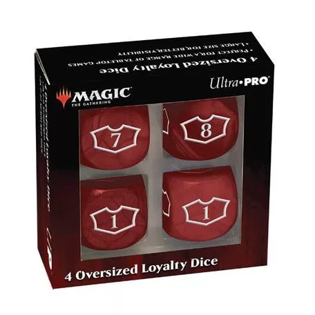 UP - Deluxe 22MM Mountain Loyalty Dice Set with 7-12 for Magic: The Gathering-18607