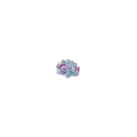 Chessex 16mm d6 Blocks - Nebula TM 16mm d6 Wisteria/white Luminary Dice Block™ (12 dice)-27745