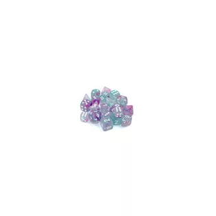 Chessex 12mm d6 Blocks - Nebula TM 12mm d6 Wisteria/white Luminary Dice Block™ (36 dice)-27945