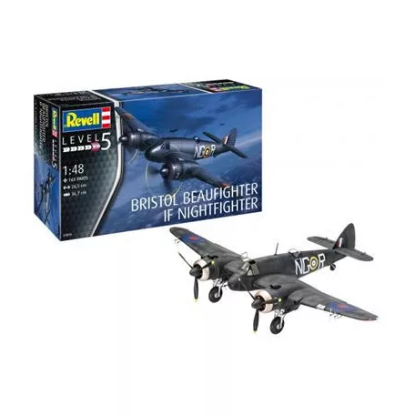 Revell: Beaufighter IF Nightfighter (1:48) - EN/DE/FR/NL/ES/IT-03854