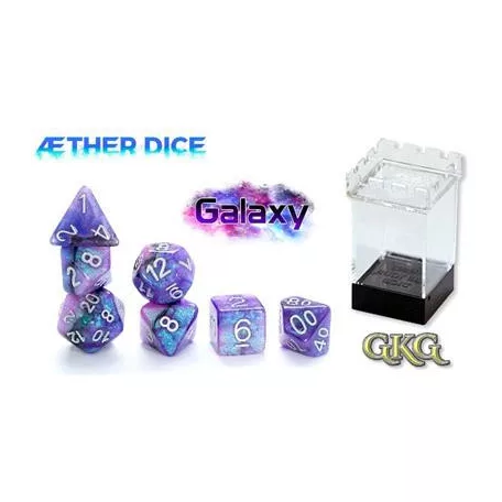 Aether Dice Galaxy (7 Dice Set)-GKGAE587