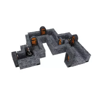 WarLock Tiles: Expansion Pack - 1 in. Dungeon Straight Walls-16517