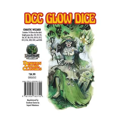 DCC Glow - Dice Chaotic Wizard-GMG6063