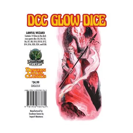 DCC Glow - Dice Lawful Wizard-GMG6064