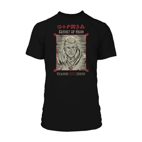 The Witcher 3 Wanted Poster Premium Tee-11975-BLK-03-SML-000