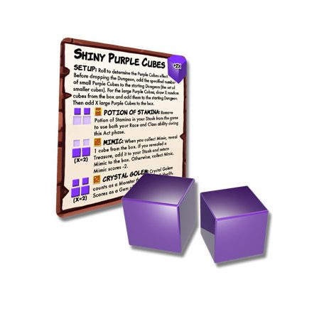Dungeon Drop - Shiny Purple Cubes-PSG110